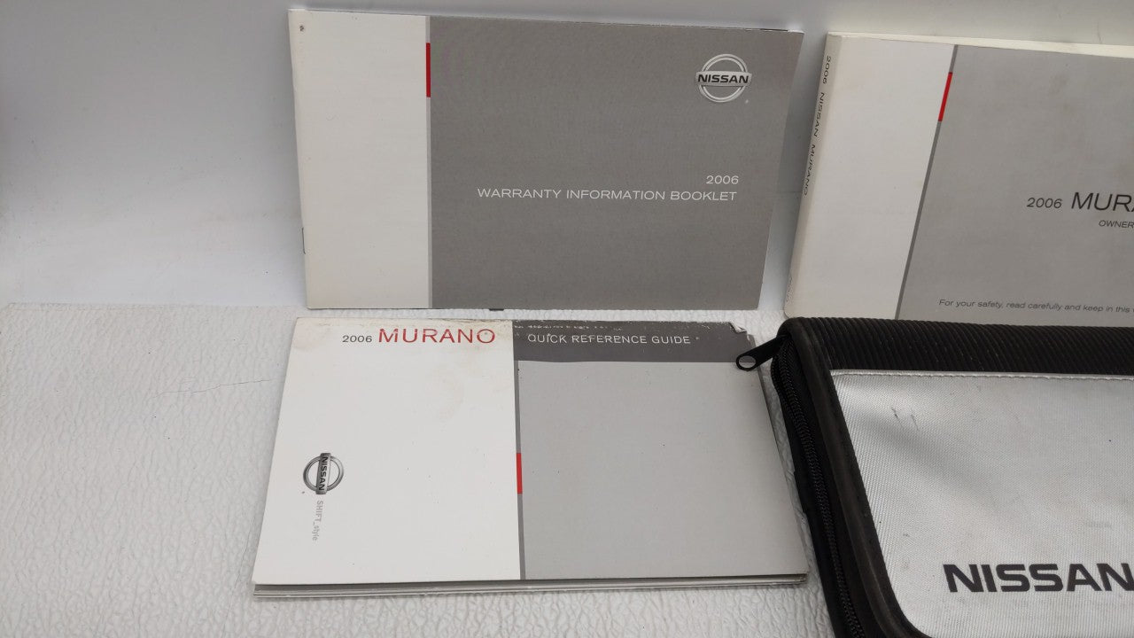 2006 Nissan Murano Owners Manual Book Guide OEM Used Auto Parts - Oemusedautoparts1.com