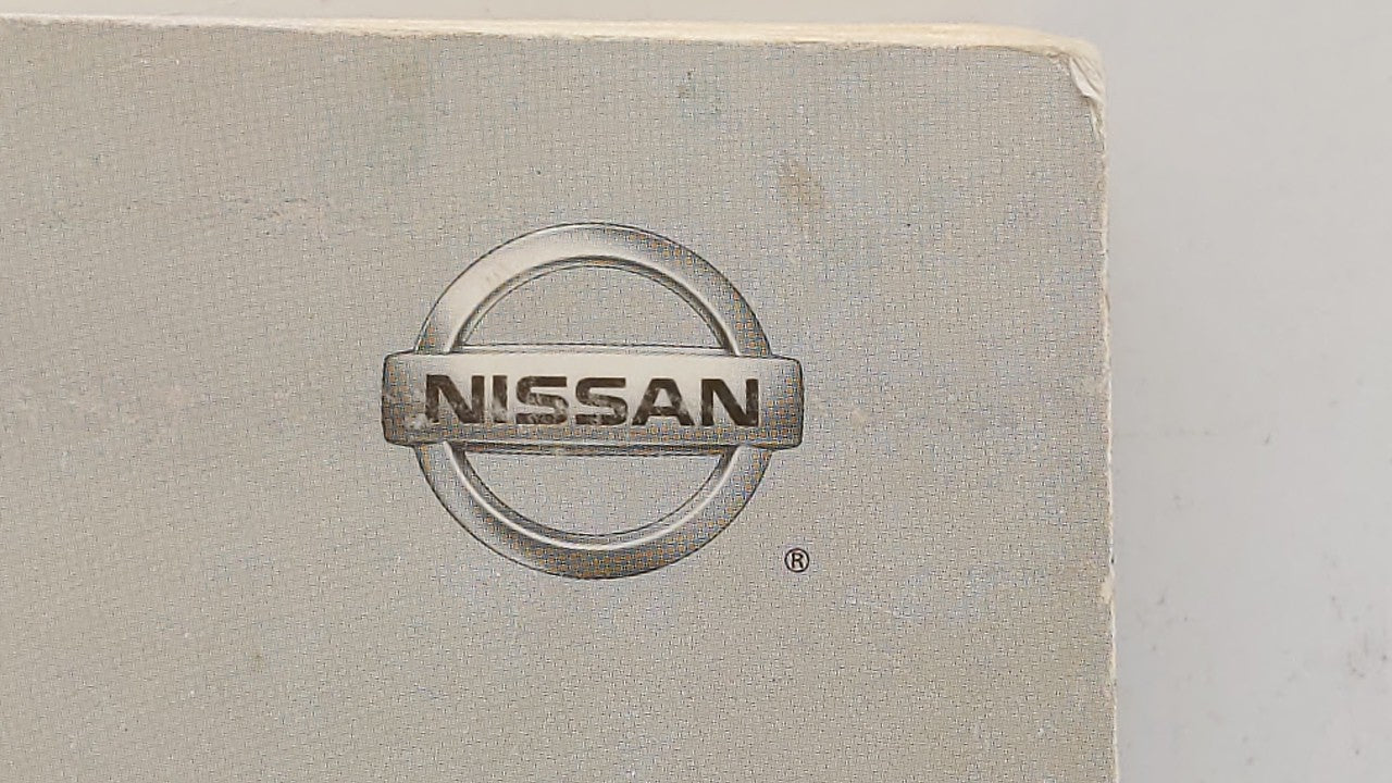 2006 Nissan Murano Owners Manual Book Guide OEM Used Auto Parts - Oemusedautoparts1.com
