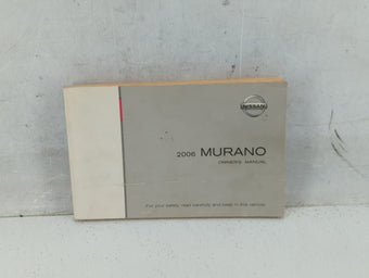 compare product 2006 Nissan Murano Owners Manual Book Guide P/N:OM6E 0Z50U0 OEM Used Auto Parts