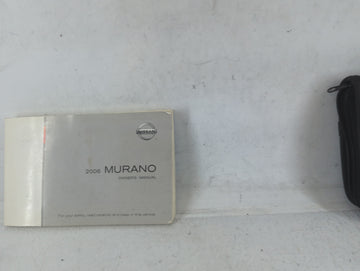 2006 Nissan Murano Owners Manual Book Guide OEM Used Auto Parts