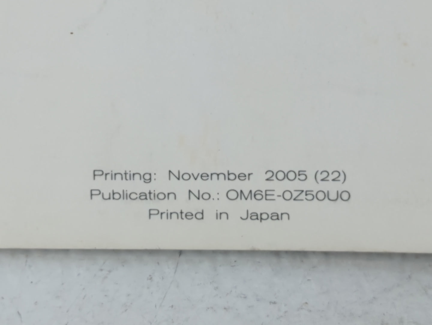 2006 Nissan Murano Owners Manual Book Guide OEM Used Auto Parts - Oemusedautoparts1.com