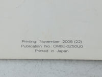 2006 Nissan Murano Owners Manual Book Guide OEM Used Auto Parts - Oemusedautoparts1.com