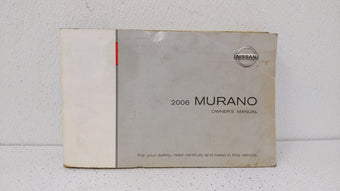 compare product 2006 Nissan Murano Owners Manual Book Guide OEM Used Auto Parts