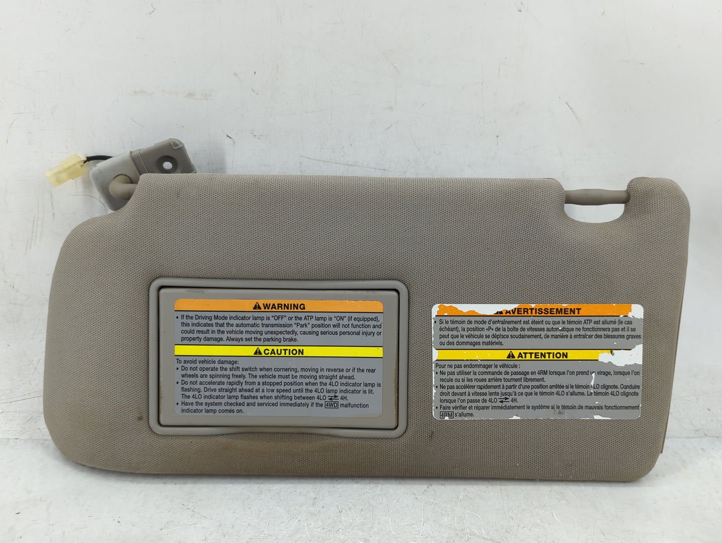 2005-2012 Nissan Pathfinder Sun Visor Shade Replacement Driver Left Mirror Fits Fits 2005 2006 2007 2008 2009 2010 2011 2012