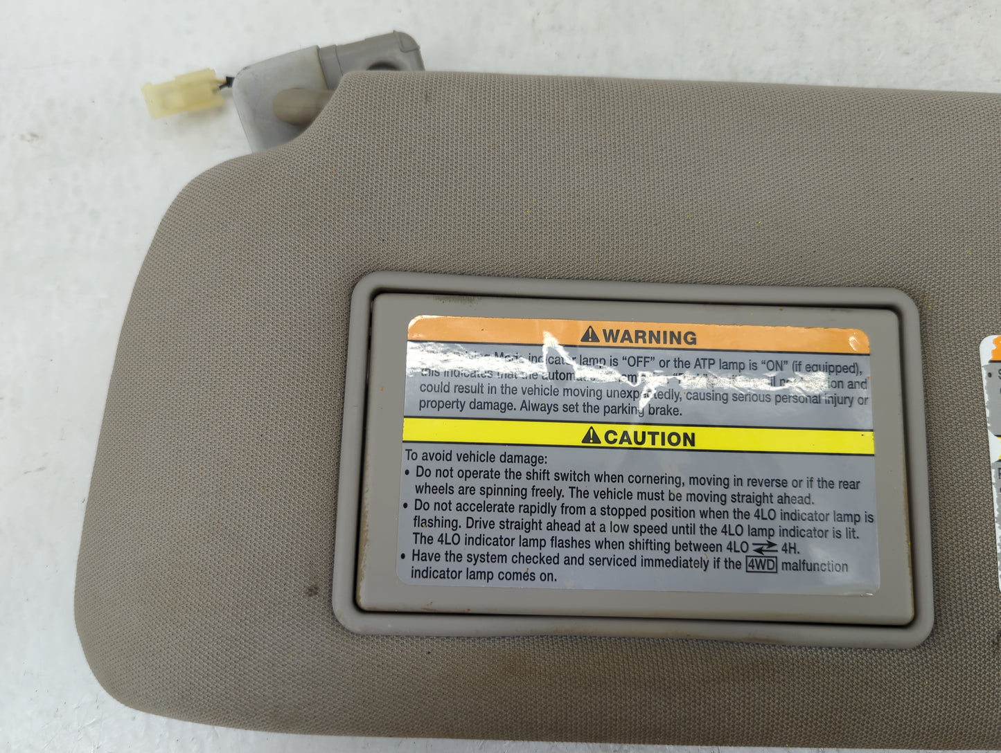 2005-2012 Nissan Pathfinder Sun Visor Shade Replacement Driver Left Mirror Fits Fits 2005 2006 2007 2008 2009 2010 2011 2012