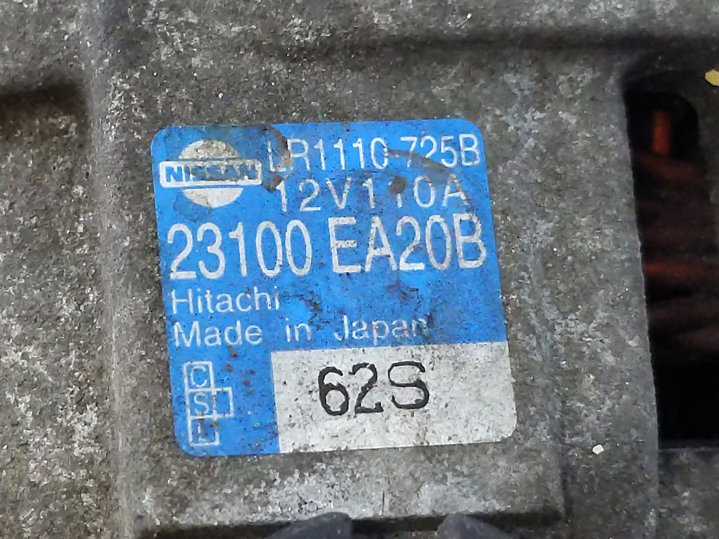 2005-2007 Nissan Pathfinder Alternator Replacement Generator Charging Assembly Engine OEM P/N:23100 EA20B Fits Fits 2005 200