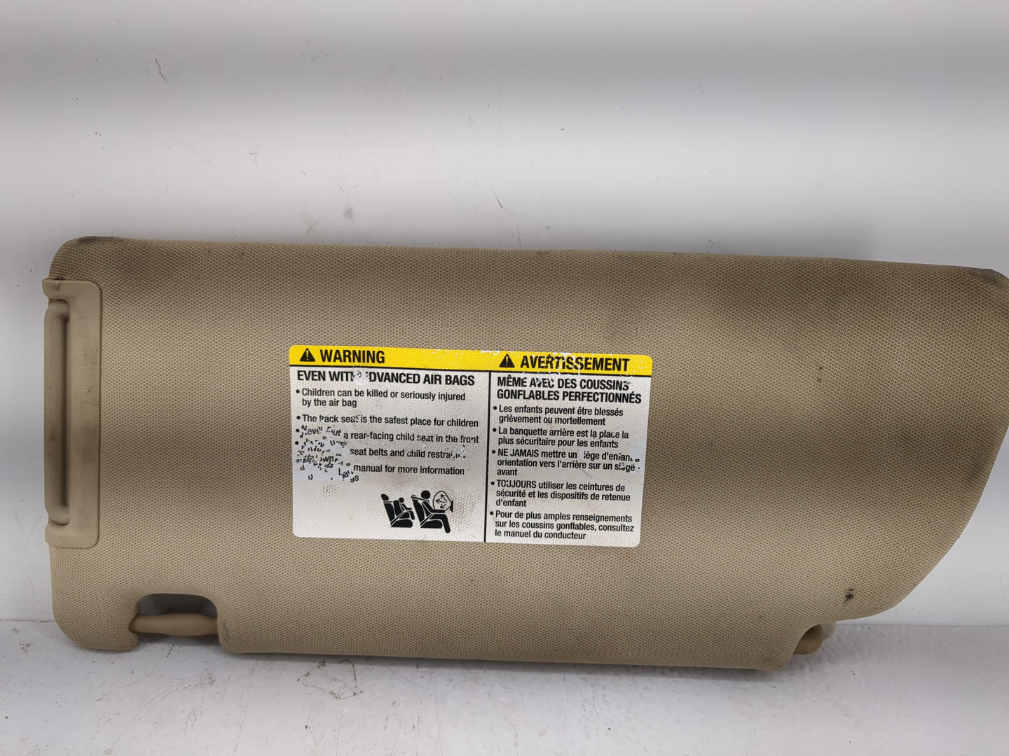 2005-2012 Nissan Pathfinder Sun Visor Shade Replacement Passenger Right Mirror Fits Fits 2005 2006 2007 2008 2009 2010 2011 