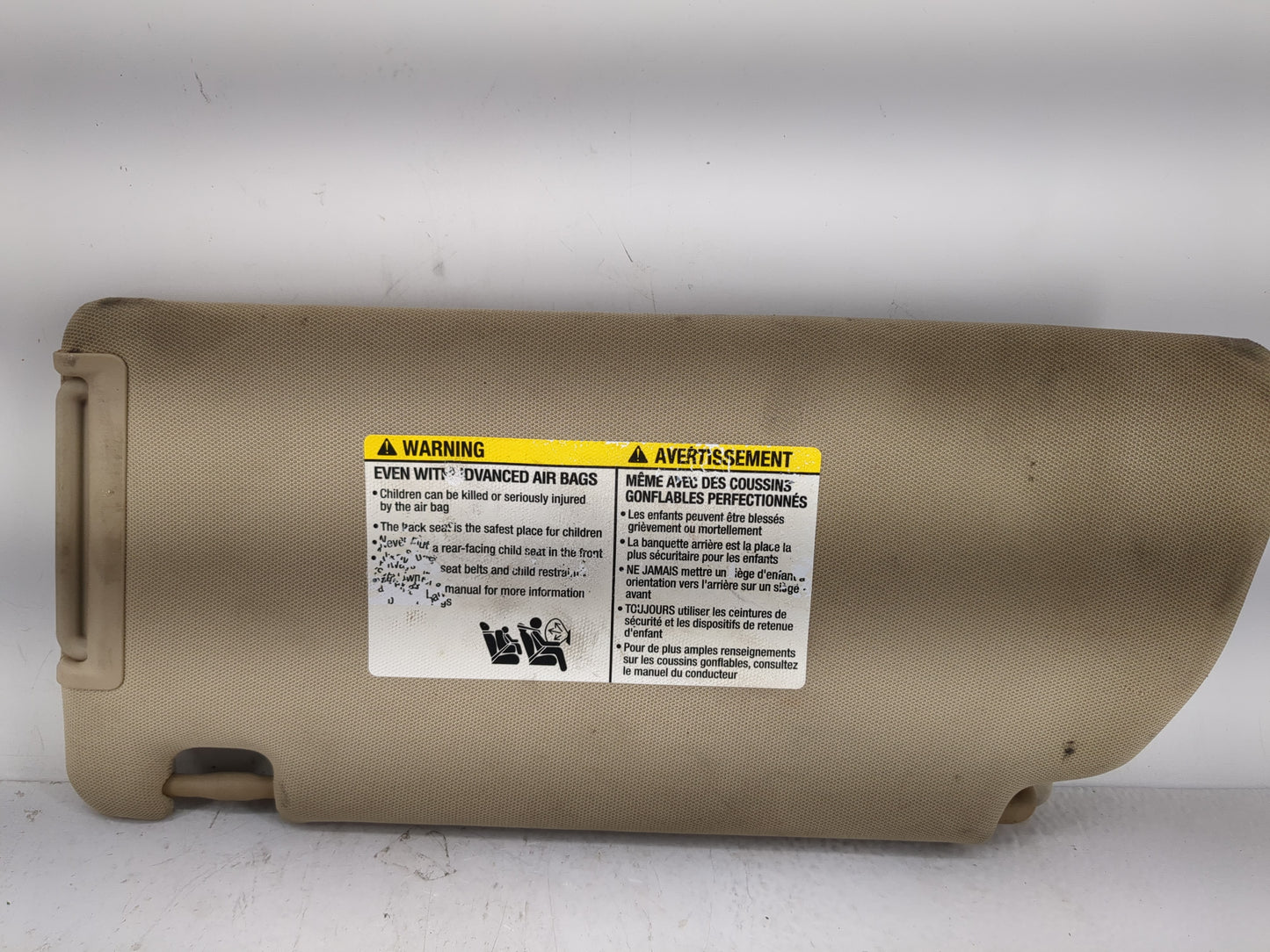 2005-2012 Nissan Pathfinder Sun Visor Shade Replacement Passenger Right Mirror Fits Fits 2005 2006 2007 2008 2009 2010 2011 