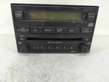 2006-2007 Nissan Pathfinder Radio AM FM Cd Player Receiver Replacement P/N:28185ZR40A Fits Fits 2006 2007 OEM Used Auto Part