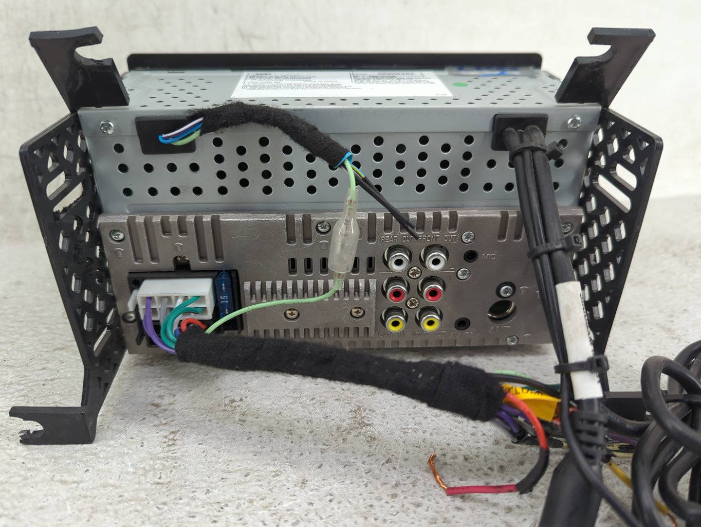 2006 Nissan Pathfinder Radio AM FM Cd Player Receiver Replacement P/N:KW-M560BT YK5-134K-00, 2AB7S-YK5135K00 Fits OEM Used A