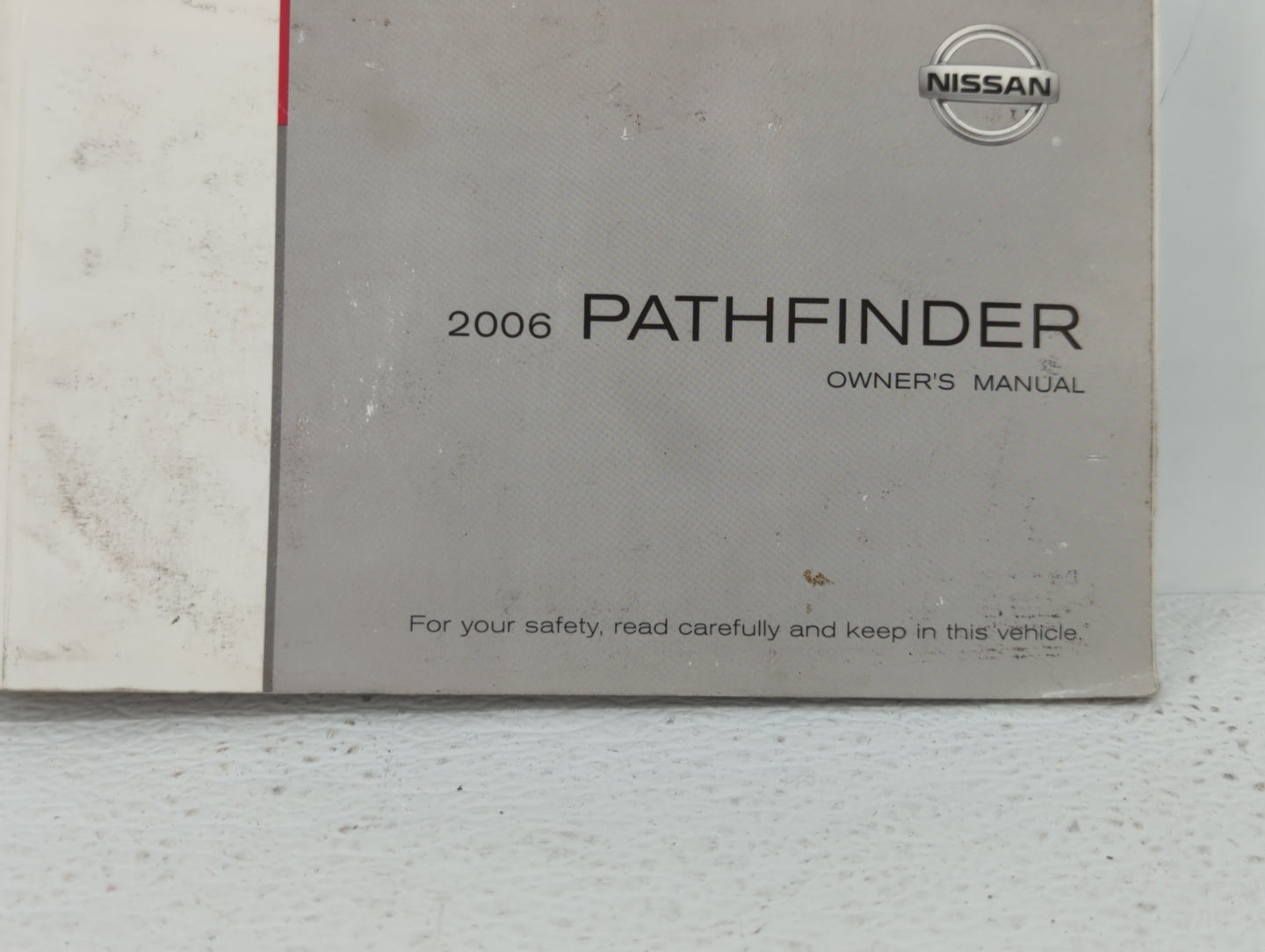 2006 Nissan Pathfinder Owners Manual Book Guide OEM Used Auto Parts - Oemusedautoparts1.com