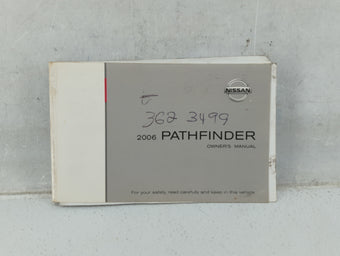 compare product 2006 Nissan Pathfinder Owners Manual Book Guide P/N:OM6E-0R51U0 OEM Used Auto Parts