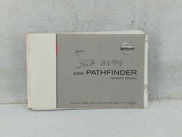 2006 Nissan Pathfinder Owners Manual Book Guide P/N:OM6E-0R51U0 OEM Used Auto Parts - Oemusedautoparts1.com