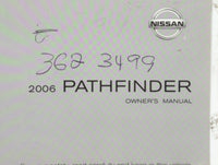 2006 Nissan Pathfinder Owners Manual Book Guide P/N:OM6E-0R51U0 OEM Used Auto Parts - Oemusedautoparts1.com