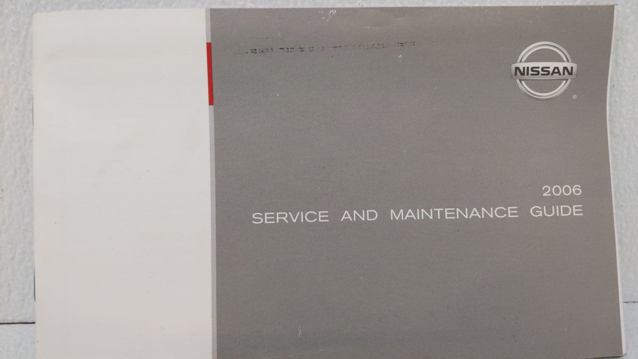 2006 Nissan Pathfinder Owners Manual Book Guide OEM Used Auto Parts - Oemusedautoparts1.com