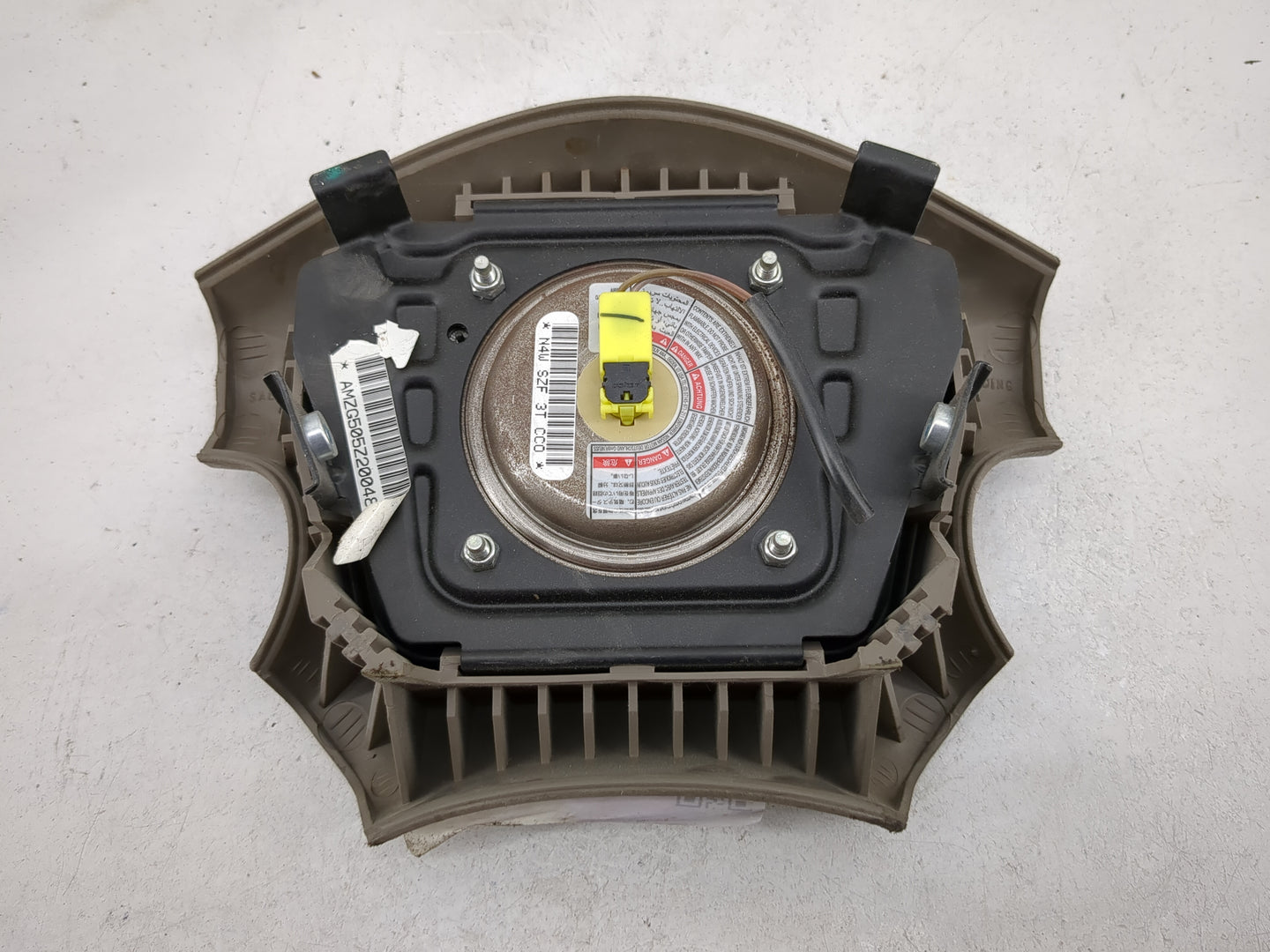 2003-2006 Nissan Sentra Air Bag Driver Left Steering Wheel Mounted Fits Fits 2003 2004 2005 2006 OEM Used Auto Parts - Oemus