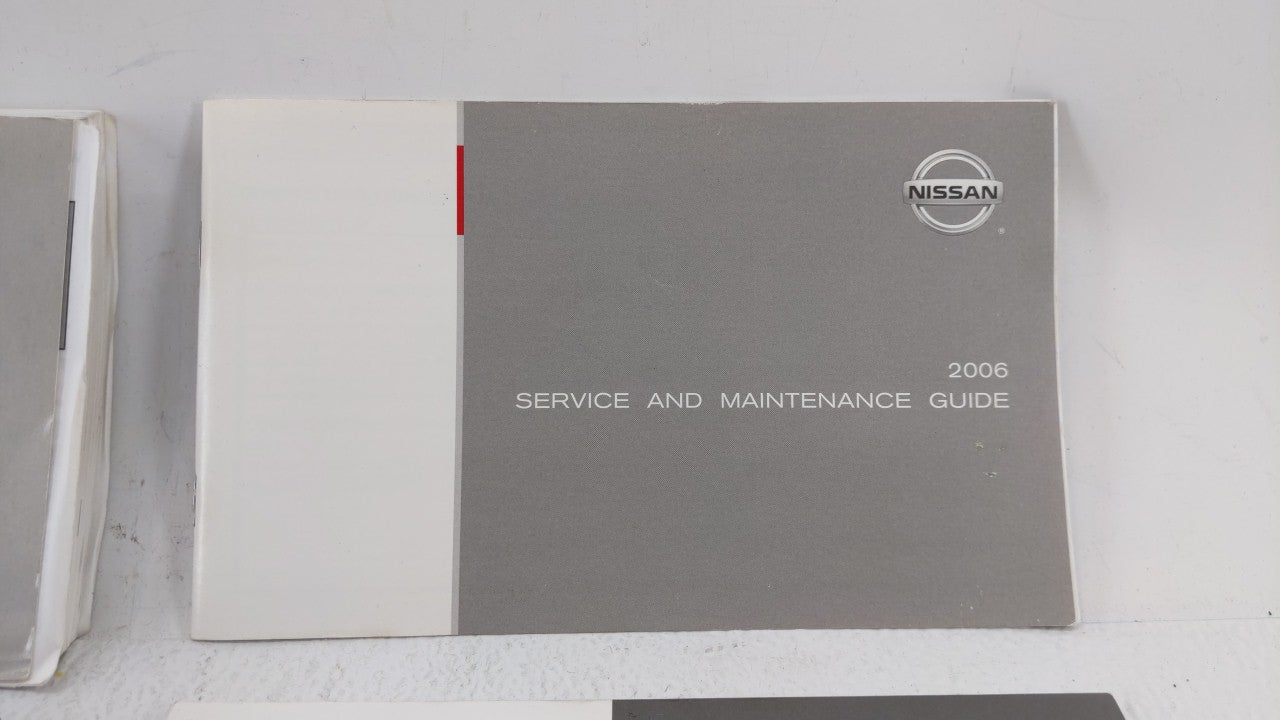 2006 Nissan Sentra Owners Manual Book Guide OEM Used Auto Parts - Oemusedautoparts1.com