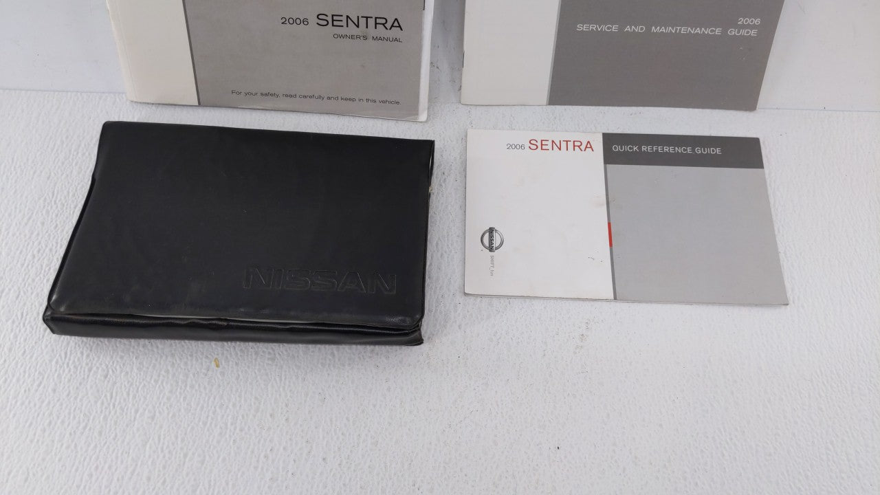2006 Nissan Sentra Owners Manual Book Guide OEM Used Auto Parts - Oemusedautoparts1.com