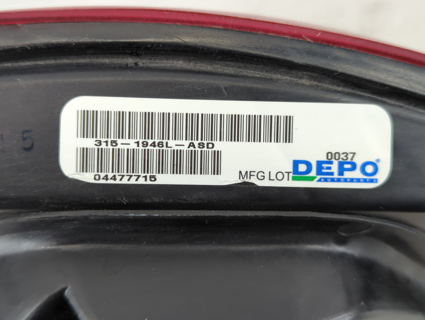 2004-2006 Nissan Sentra Tail Light Assembly Driver Left OEM P/N:315-1946L Fits Fits 2004 2005 2006 OEM Used Auto Parts - Oem