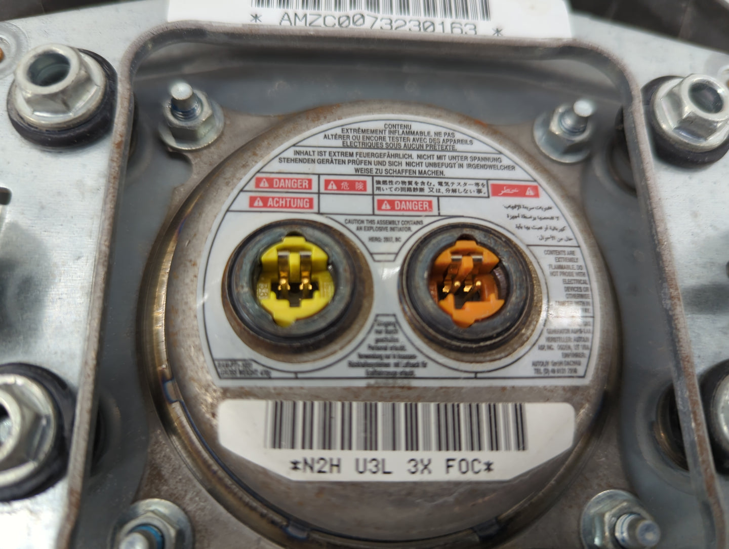 2004-2007 Nissan Titan Air Bag Driver Left Steering Wheel Mounted - Oemusedautoparts1.com