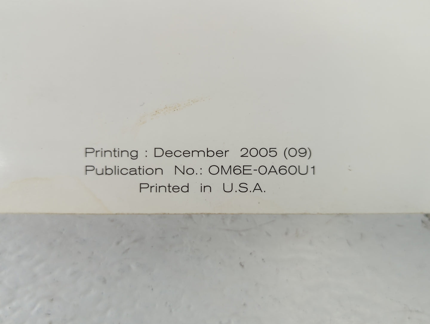 2006 Nissan Titan Owners Manual Book Guide OEM Used Auto Parts - Oemusedautoparts1.com