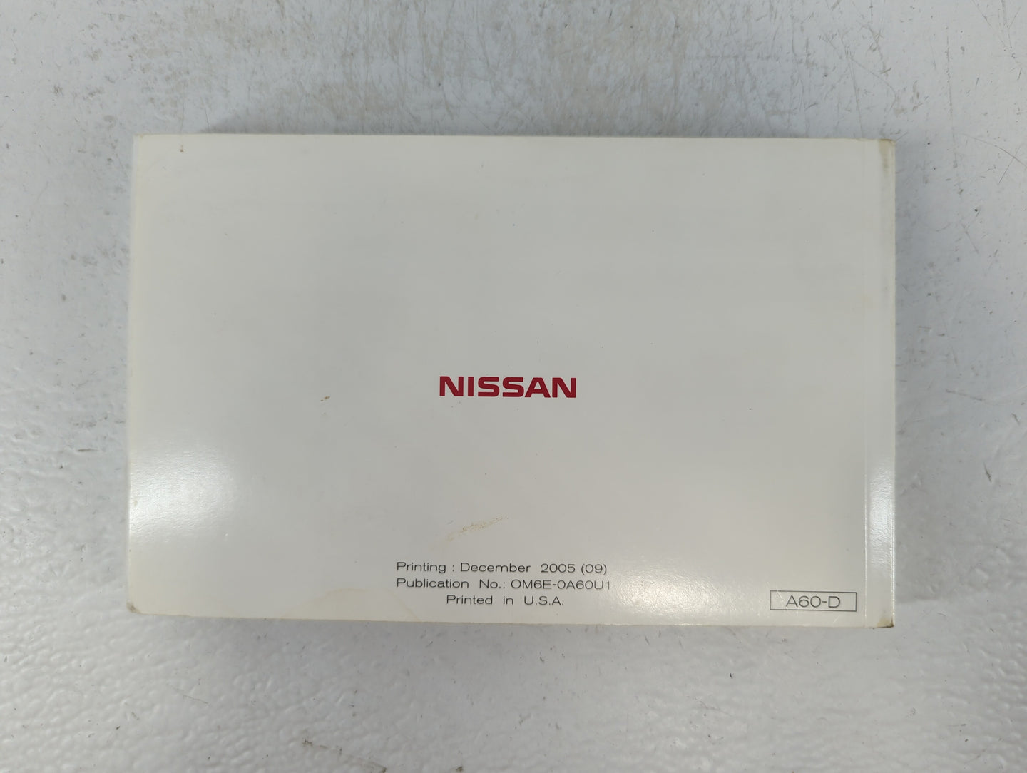 2006 Nissan Titan Owners Manual Book Guide OEM Used Auto Parts - Oemusedautoparts1.com