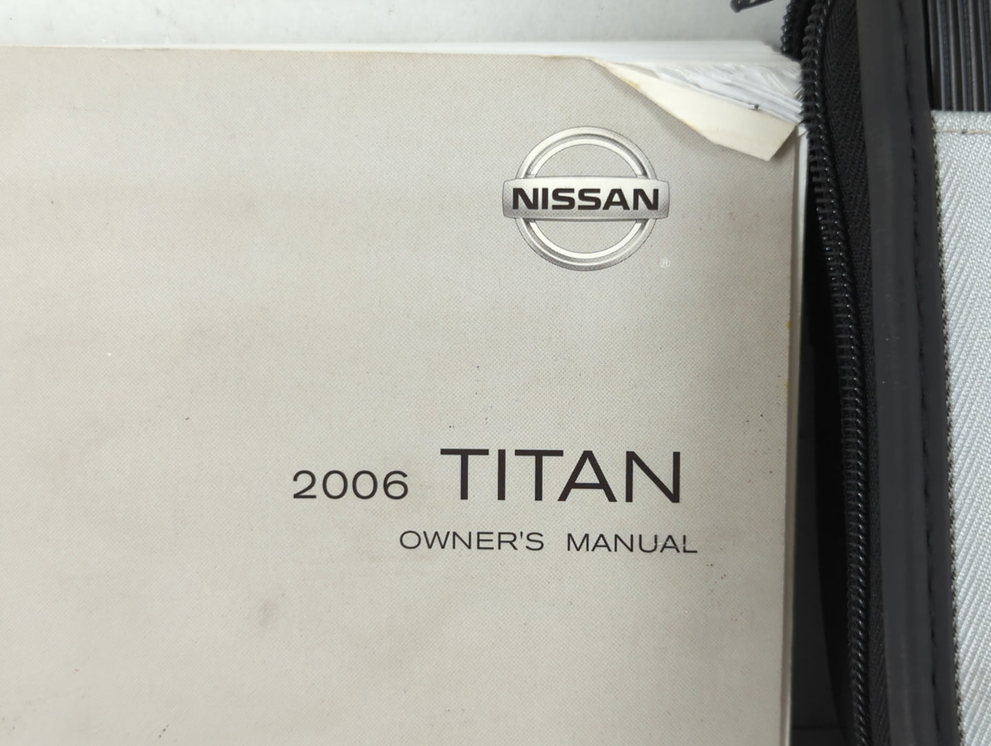 2006 Nissan Titan Owners Manual Book Guide OEM Used Auto Parts - Oemusedautoparts1.com