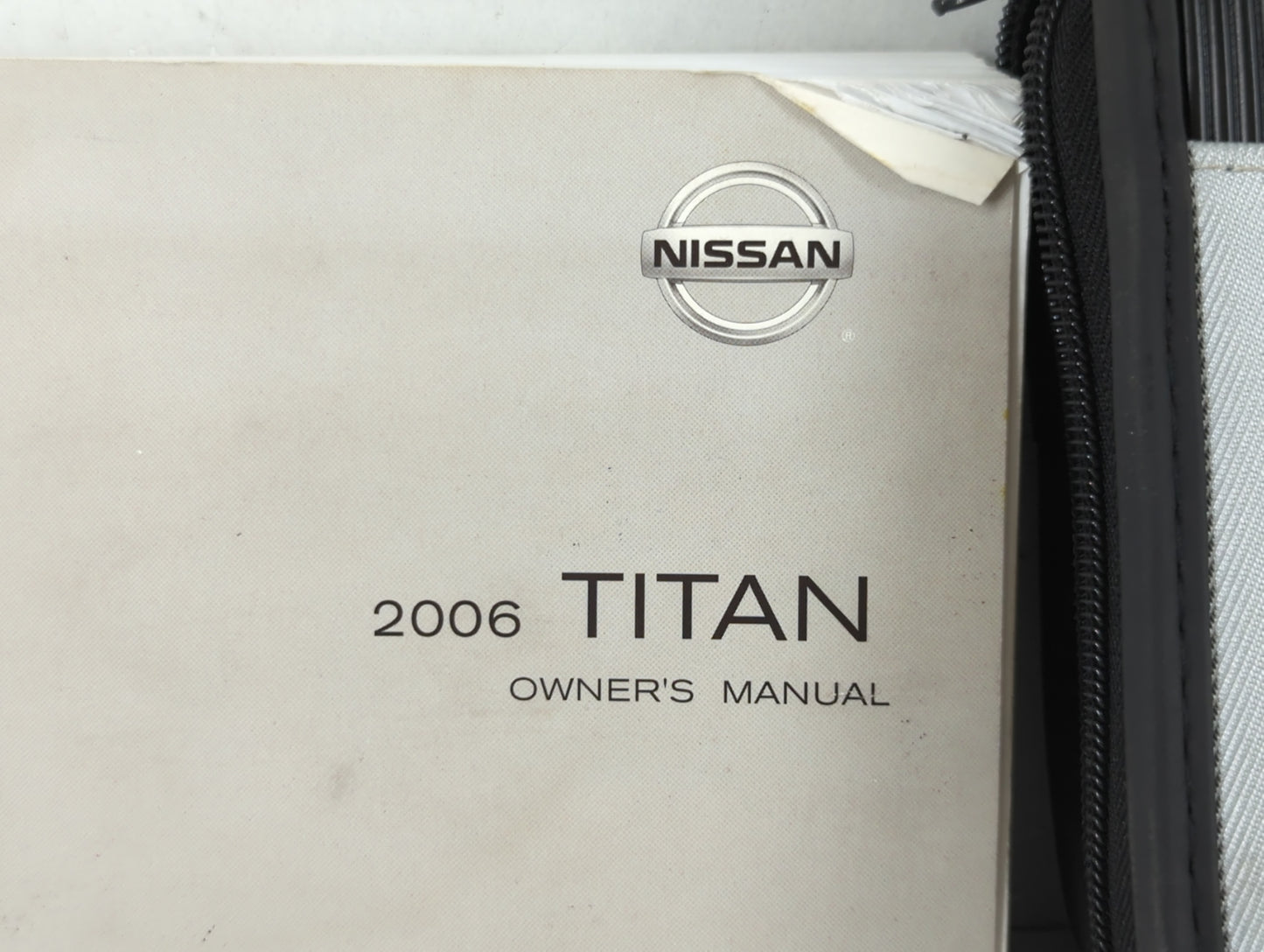 2006 Nissan Titan Owners Manual Book Guide OEM Used Auto Parts - Oemusedautoparts1.com