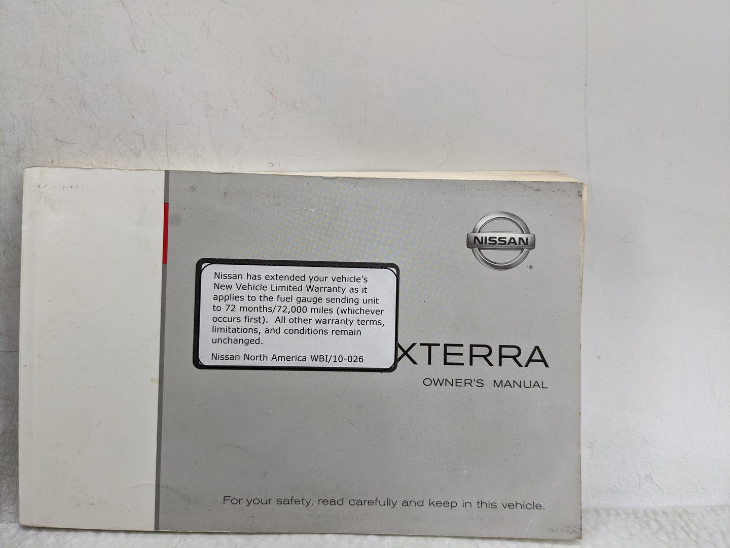 2006 Nissan Xterra Owners Manual Book Guide OEM Used Auto Parts - Oemusedautoparts1.com