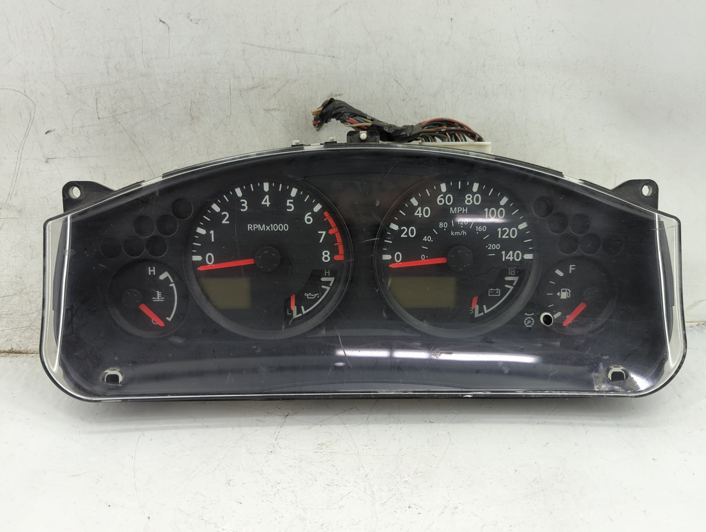 2006-2007 Nissan Xterra Instrument Cluster Speedometer Gauges P/N:24810-EA13D Fits Fits 2006 2007 OEM Used Auto Parts - Oemu