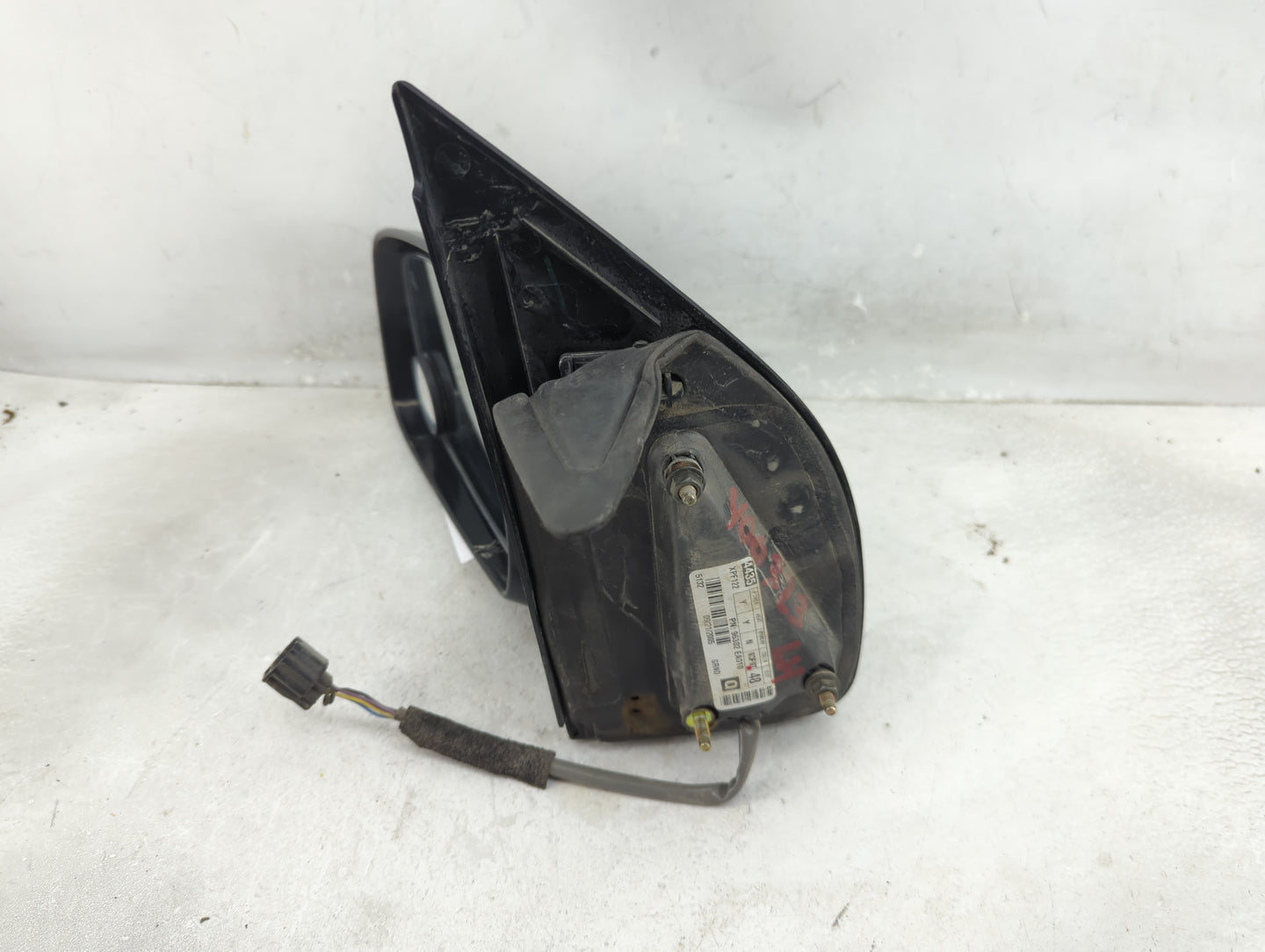 2005-2015 Nissan Xterra Driver Left Side View Power Door Mirror Black - Oemusedautoparts1.com