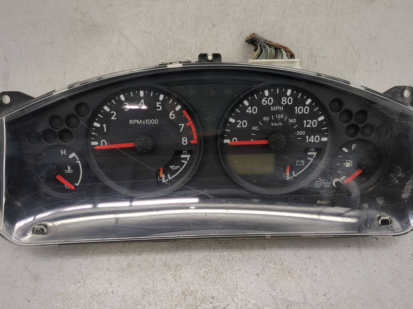 2006-2007 Nissan Xterra Instrument Cluster Speedometer Gauges P/N:24810-EA23D Miles: Fits Fits 2006 2007 OEM Used Auto Parts