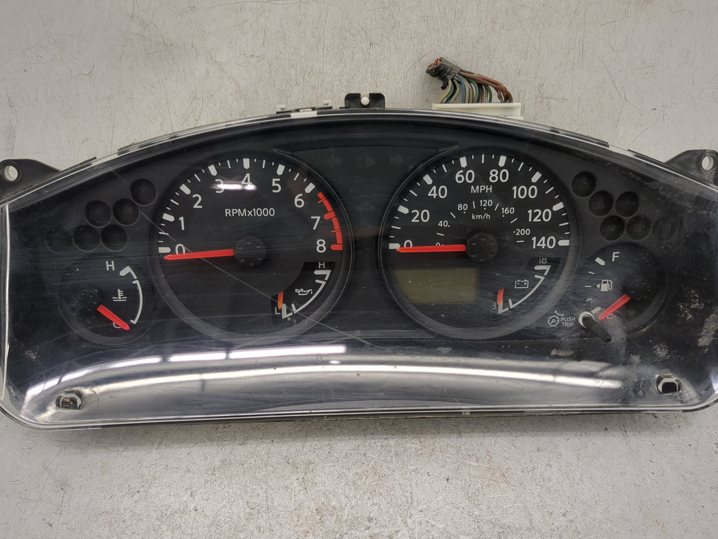 2006-2007 Nissan Xterra Instrument Cluster Speedometer Gauges P/N:24810-EA23D Miles: Fits Fits 2006 2007 OEM Used Auto Parts