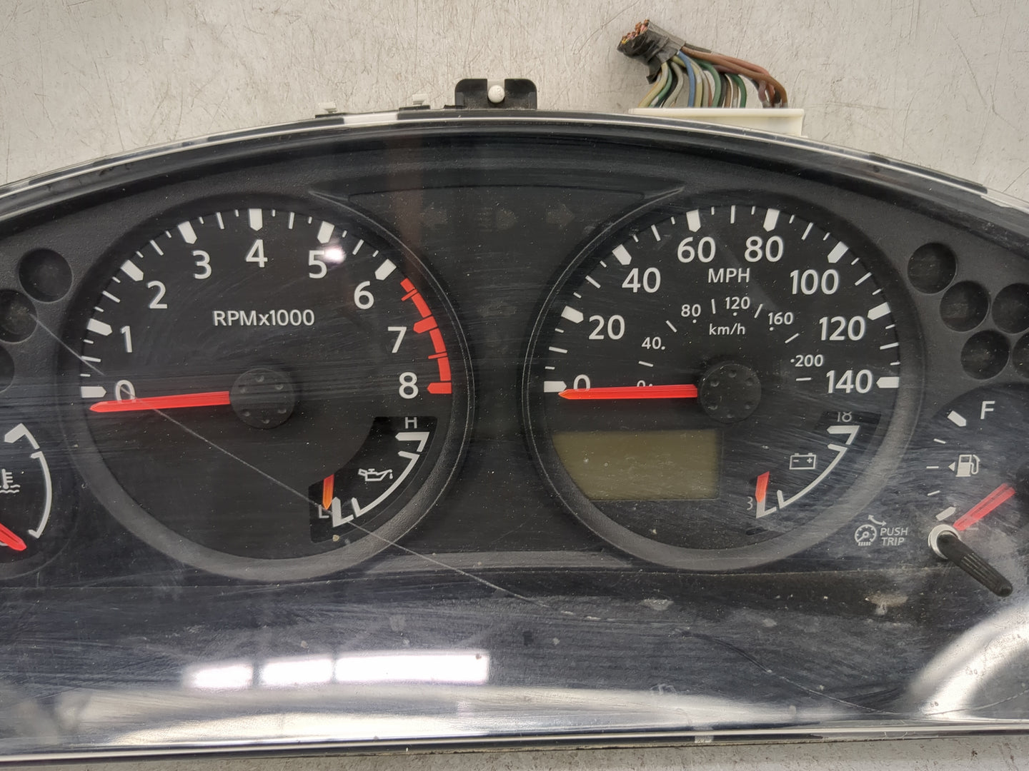 2006-2007 Nissan Xterra Instrument Cluster Speedometer Gauges P/N:24810-EA23D Miles: Fits Fits 2006 2007 OEM Used Auto Parts