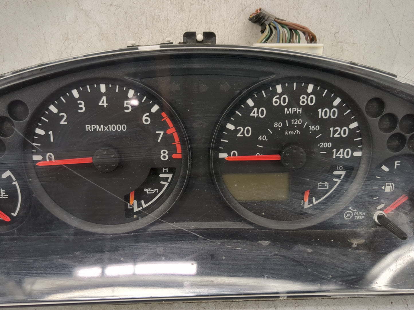 2006-2007 Nissan Xterra Instrument Cluster Speedometer Gauges P/N:24810-EA23D Miles: Fits Fits 2006 2007 OEM Used Auto Parts