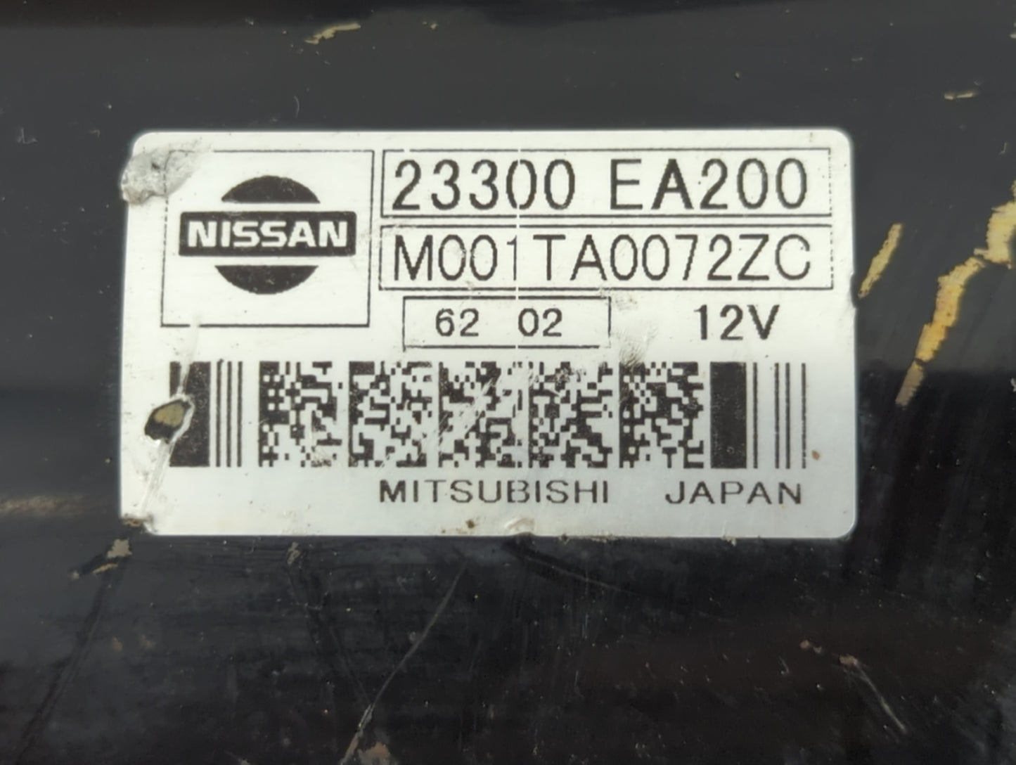 2005-2015 Nissan Xterra Car Starter Motor Solenoid OEM P/N:M001TA72ZC 23300 EA200 Fits OEM Used Auto Parts - Oemusedautopart