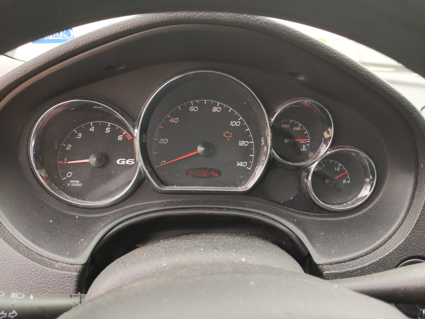 2005-2007 Pontiac G6 Instrument Cluster Speedometer Gauges Fits Fits 2005 2006 2007 OEM Used Auto Parts - Oemusedautoparts1.