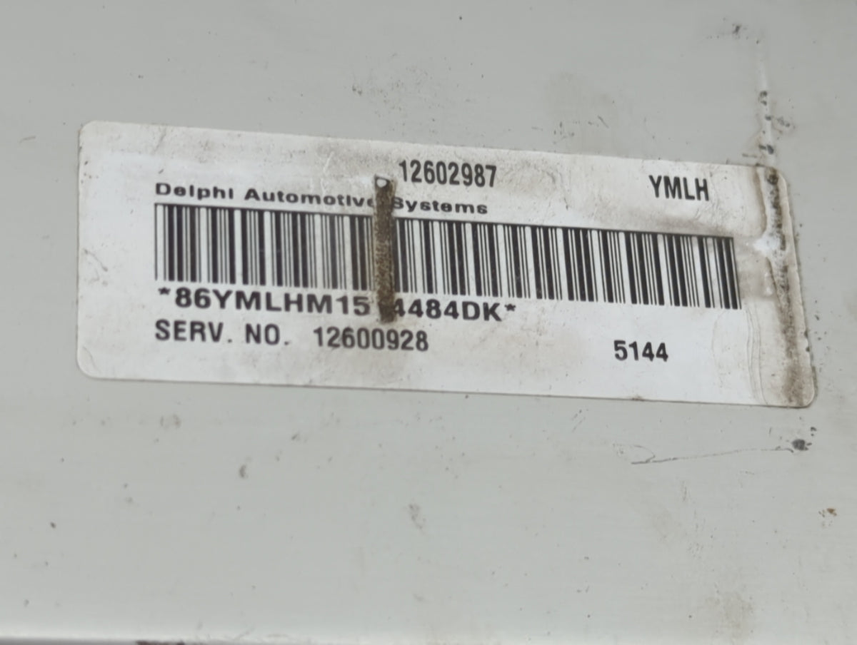 2006 Pontiac G6 PCM Engine Control Computer ECU ECM PCU OEM P/N:12602987 12600928 Fits 2007 OEM Used Auto Parts - Oemusedaut