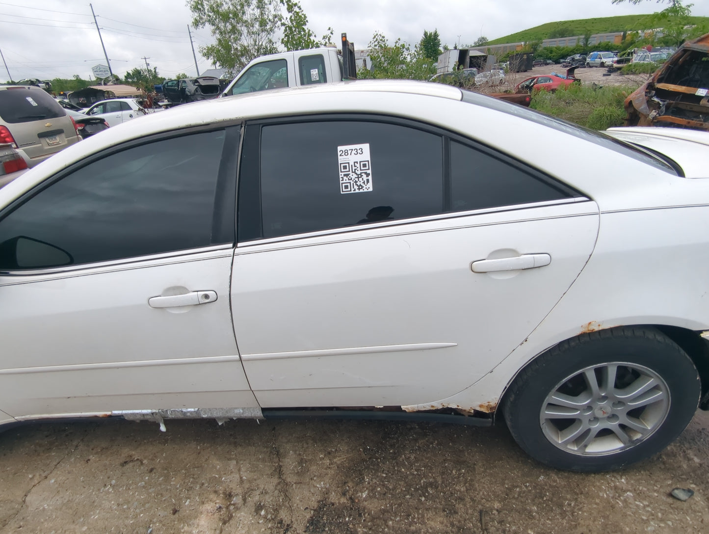 2005-2010 Pontiac G6 Driver Rear Door Window Oem 1024735 - Oemusedautoparts1.com