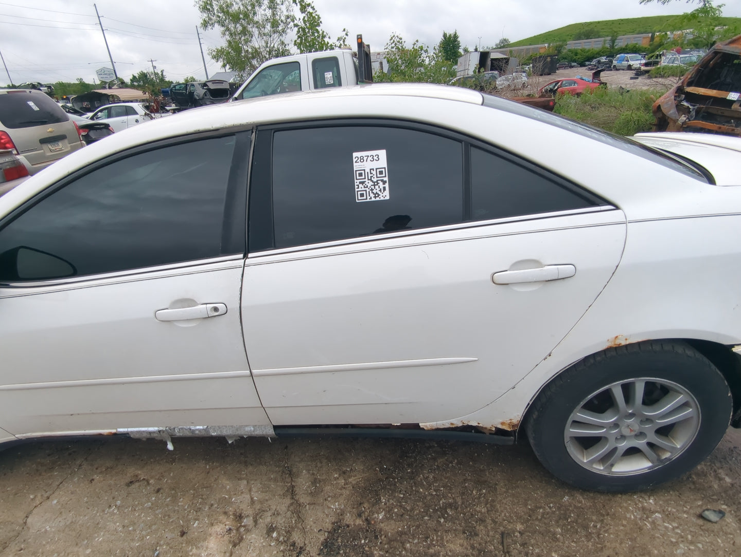 2005-2010 Pontiac G6 Driver Rear Door Window Oem 1024735 - Oemusedautoparts1.com