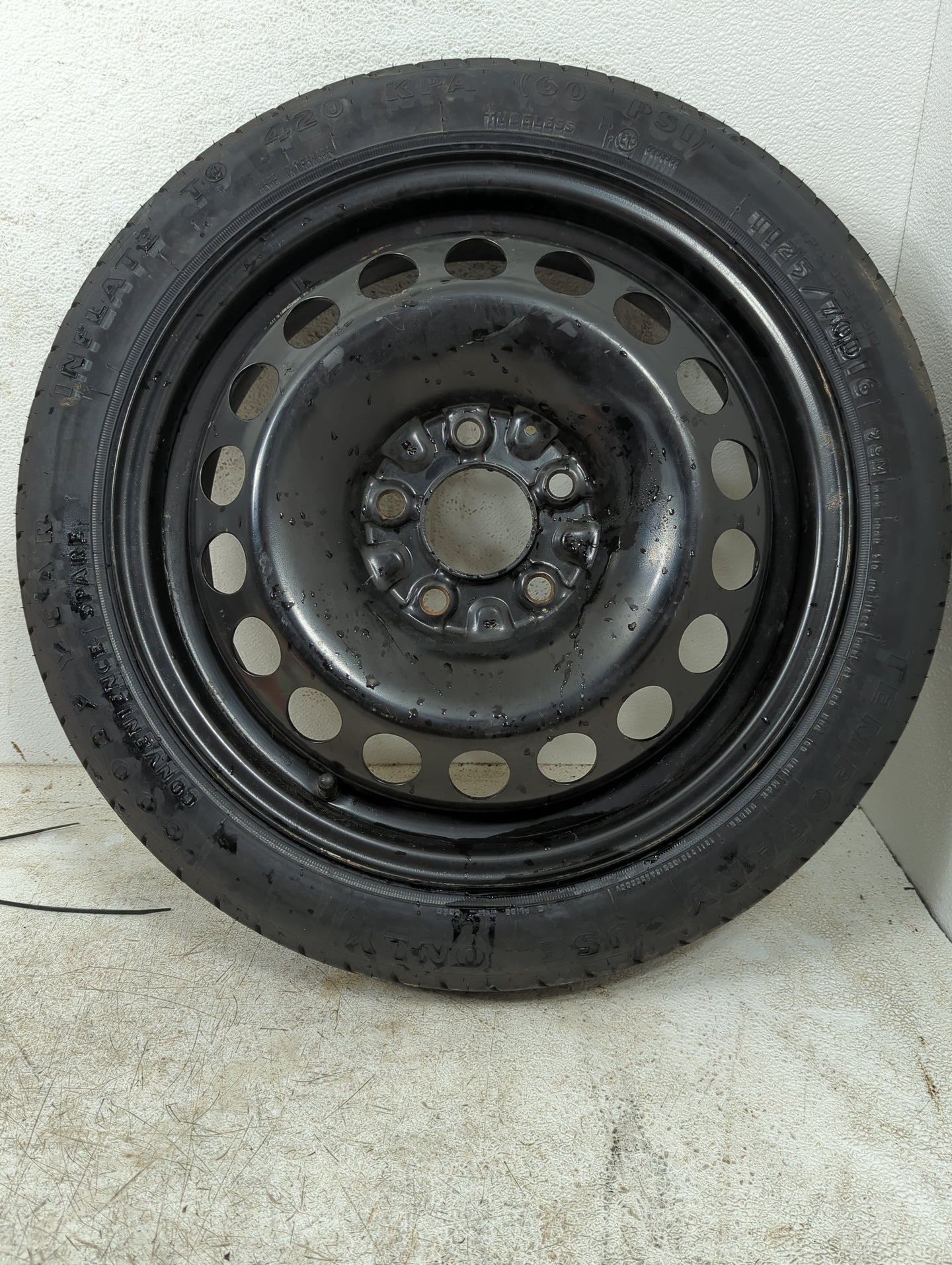 2005-2010 Pontiac G6 Spare Donut Tire Wheel Rim Oem 1352001 - Oemusedautoparts1.com
