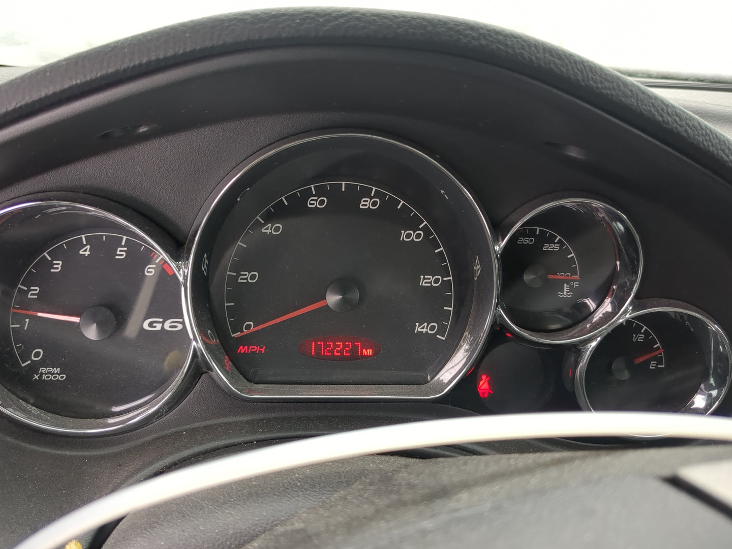 2005-2007 Pontiac G6 Instrument Cluster Speedometer Gauges Miles:172K Fits Fits 2005 2006 2007 OEM Used Auto Parts - Oemused
