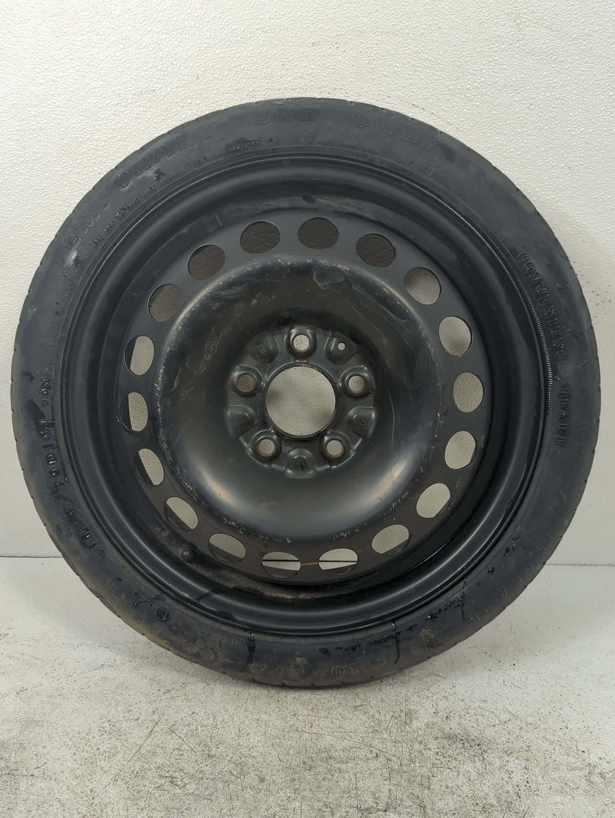 2005-2010 Pontiac G6 Spare Donut Tire Wheel Rim Oem 5037165 - Oemusedautoparts1.com