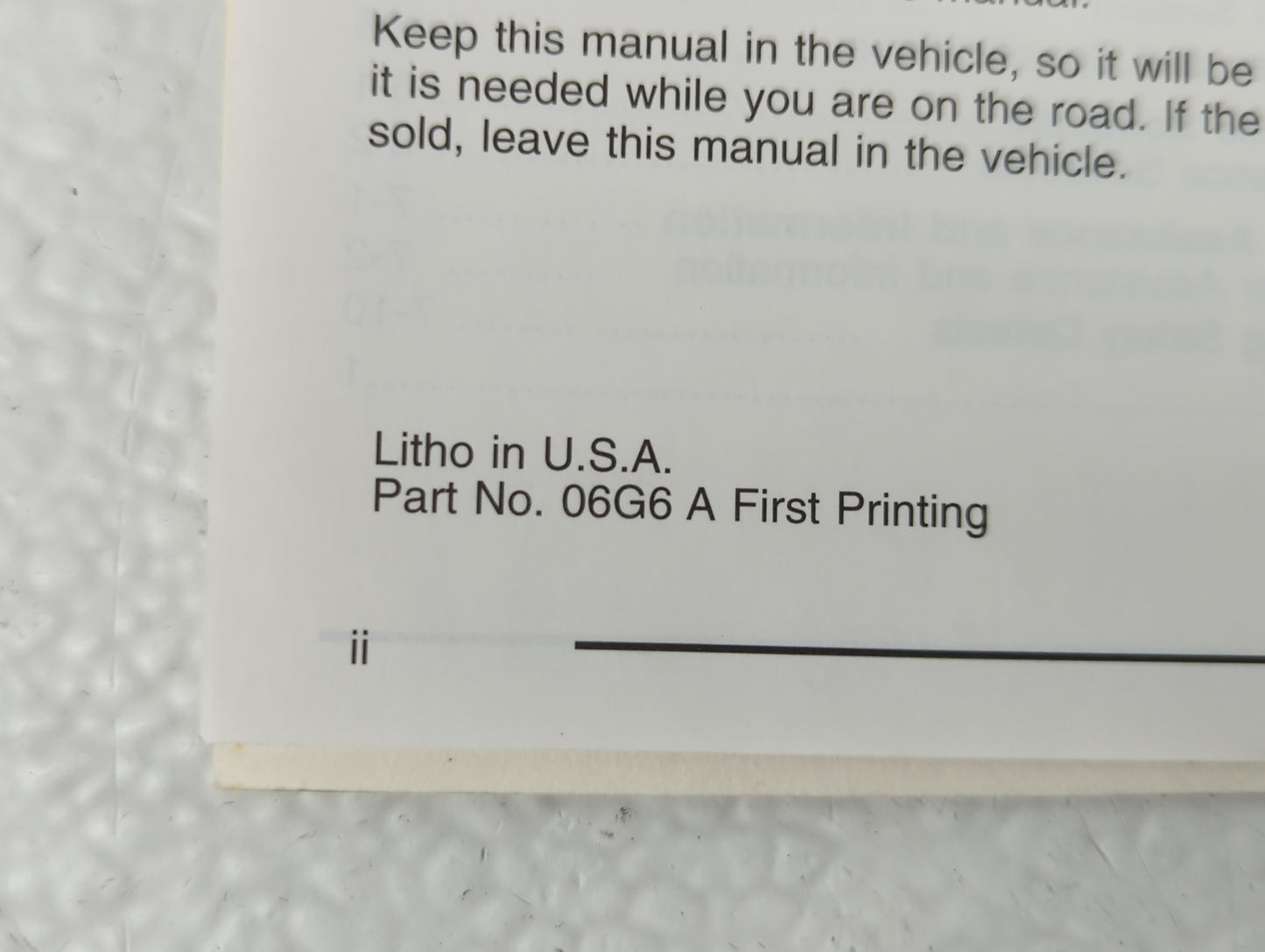 2006 Pontiac G6 Owners Manual Book Guide OEM Used Auto Parts - Oemusedautoparts1.com
