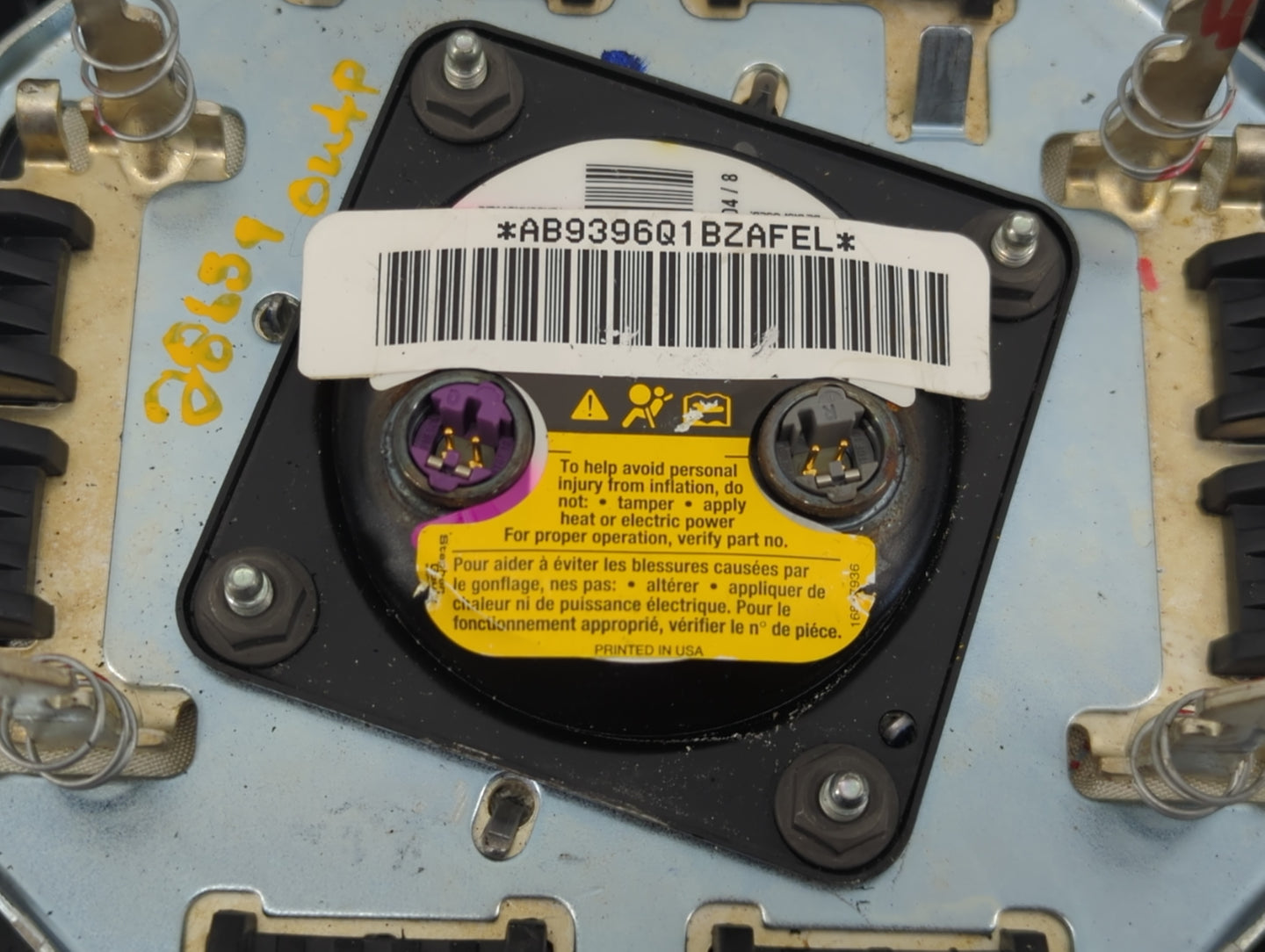 2005-2006 Pontiac G6 Air Bag Driver Left Steering Wheel Mounted - Oemusedautoparts1.com