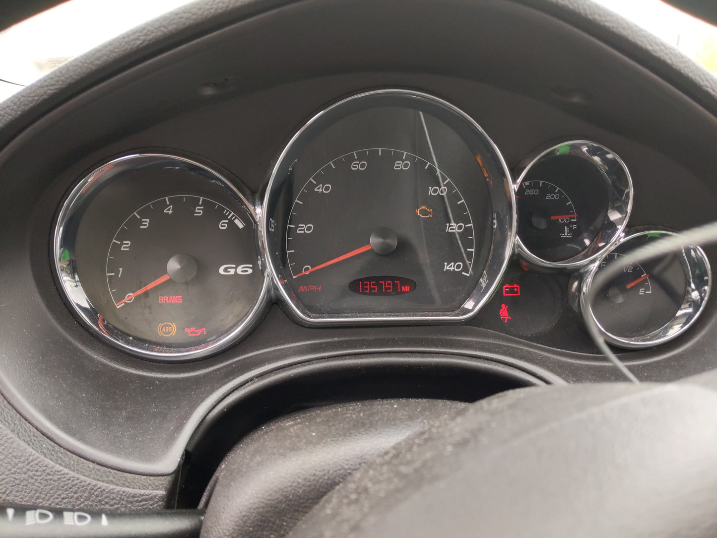 2005-2007 Pontiac G6 Instrument Cluster Speedometer Gauges Fits Fits 2005 2006 2007 OEM Used Auto Parts - Oemusedautoparts1.