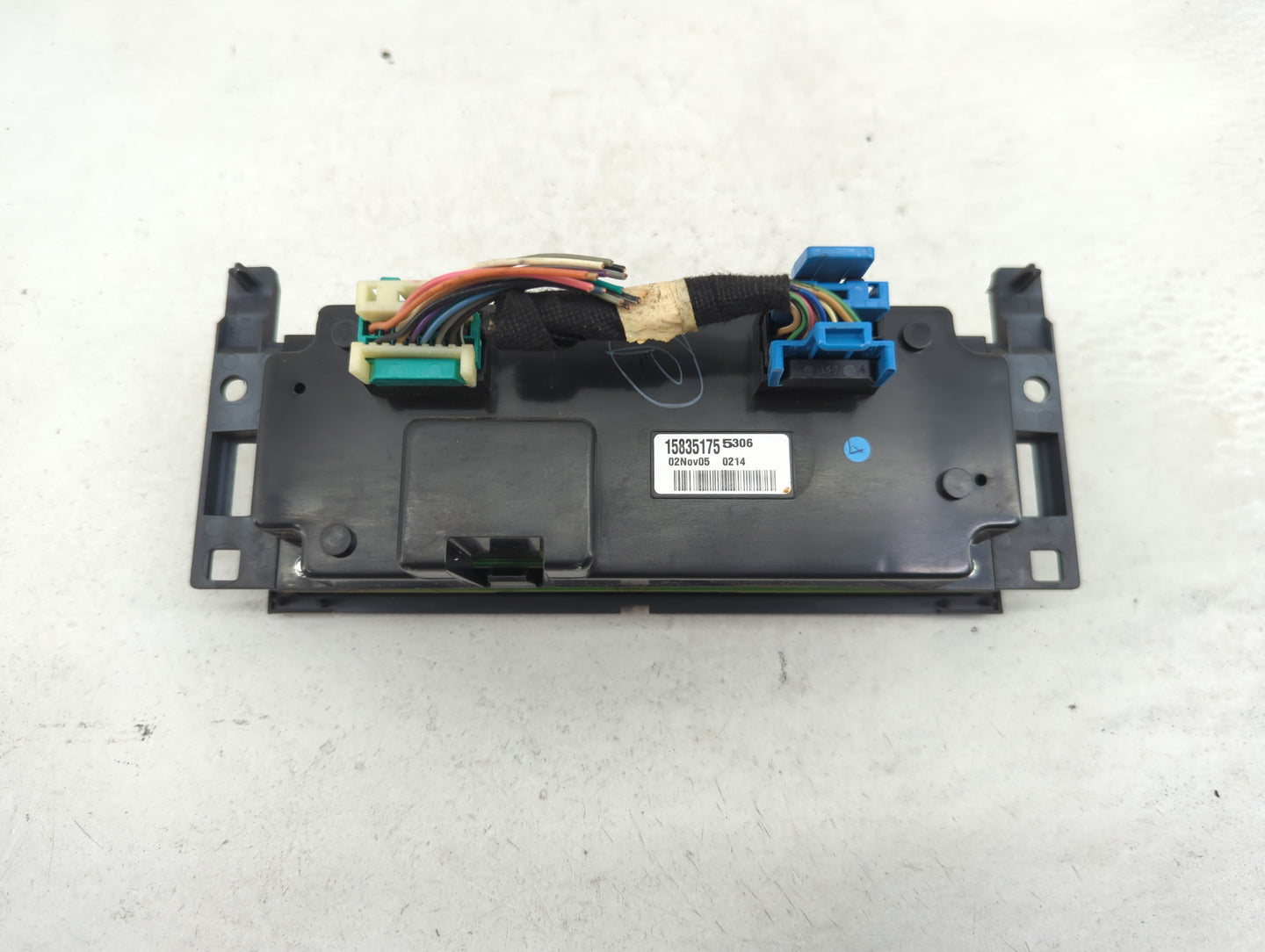 2006 Pontiac Grand Prix Climate Control Module Temperature AC/Heater Replacement P/N:15835175 Fits OEM Used Auto Parts - Oem