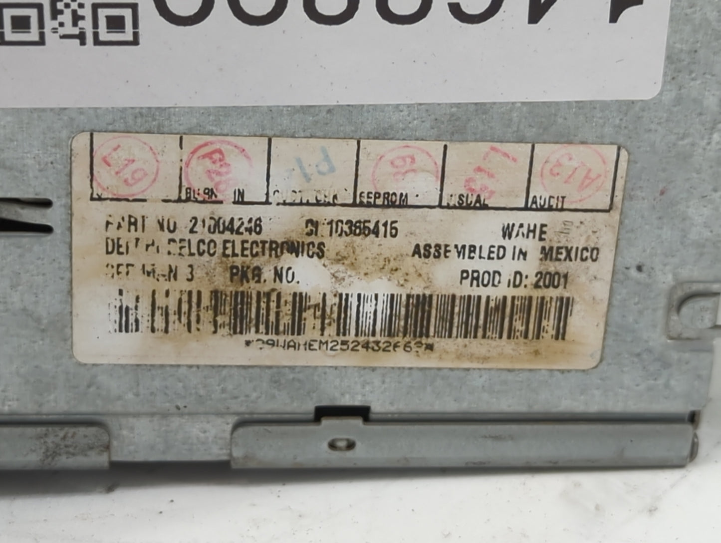 2004-2008 Pontiac Grand Prix Radio AM FM Cd Player Receiver Replacement Fits Fits 2004 2005 2006 2007 2008 OEM Used Auto Par