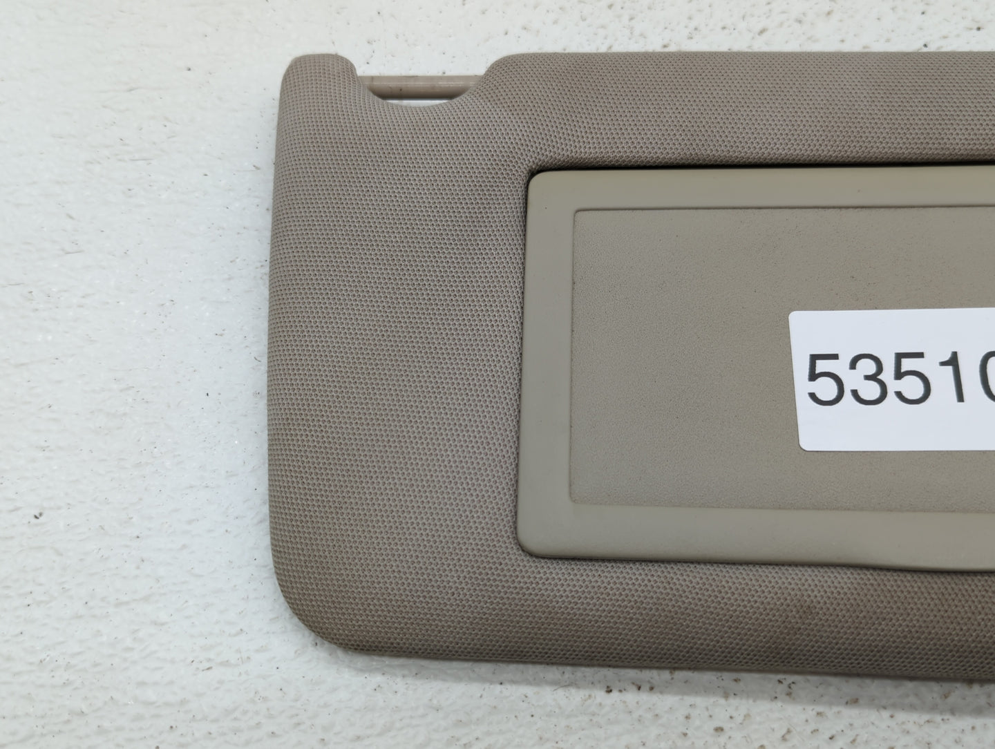 2006 Pontiac Grand Prix Sun Visor Shade Replacement Passenger Right Mirror Fits OEM Used Auto Parts - Oemusedautoparts1.com