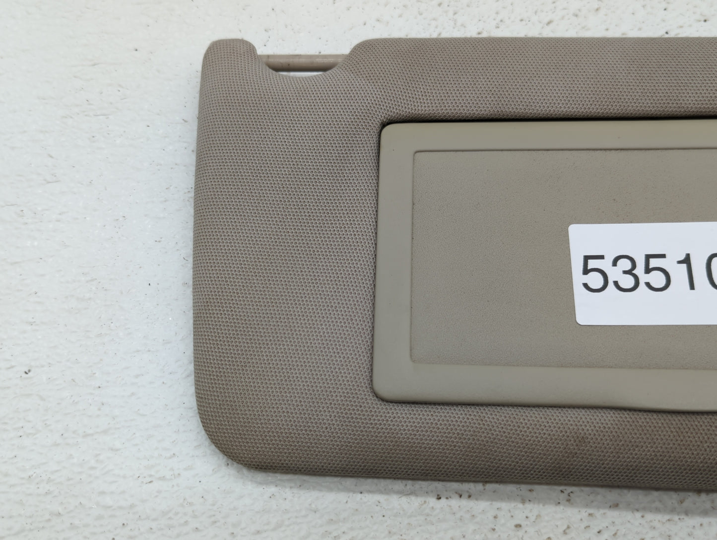 2006 Pontiac Grand Prix Sun Visor Shade Replacement Passenger Right Mirror Fits OEM Used Auto Parts - Oemusedautoparts1.com